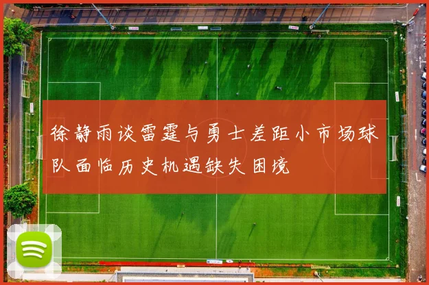 徐静雨谈雷霆与勇士差距小市场球队面临历史机遇缺失困境